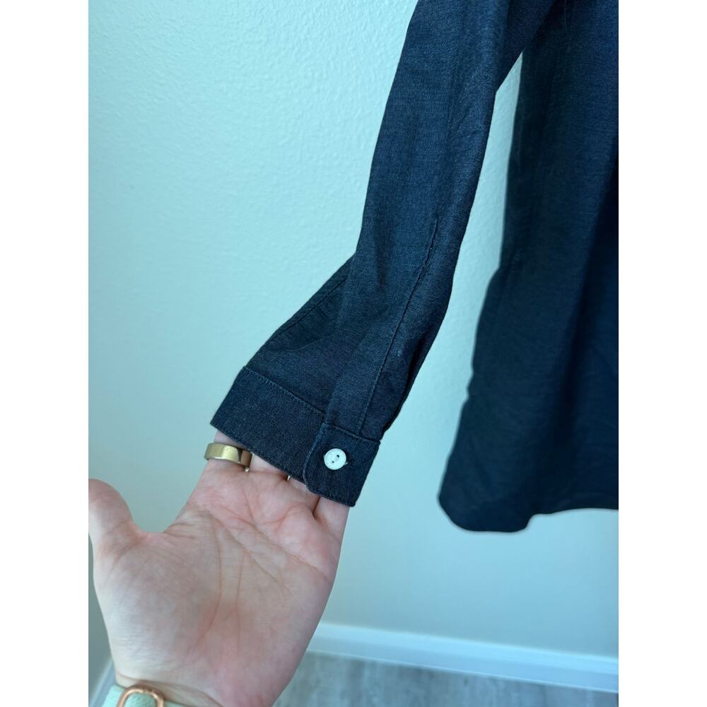 Rag & Bone Jeans Off The Shoulder Chambray Dress Size Small - Picture 3 of 6